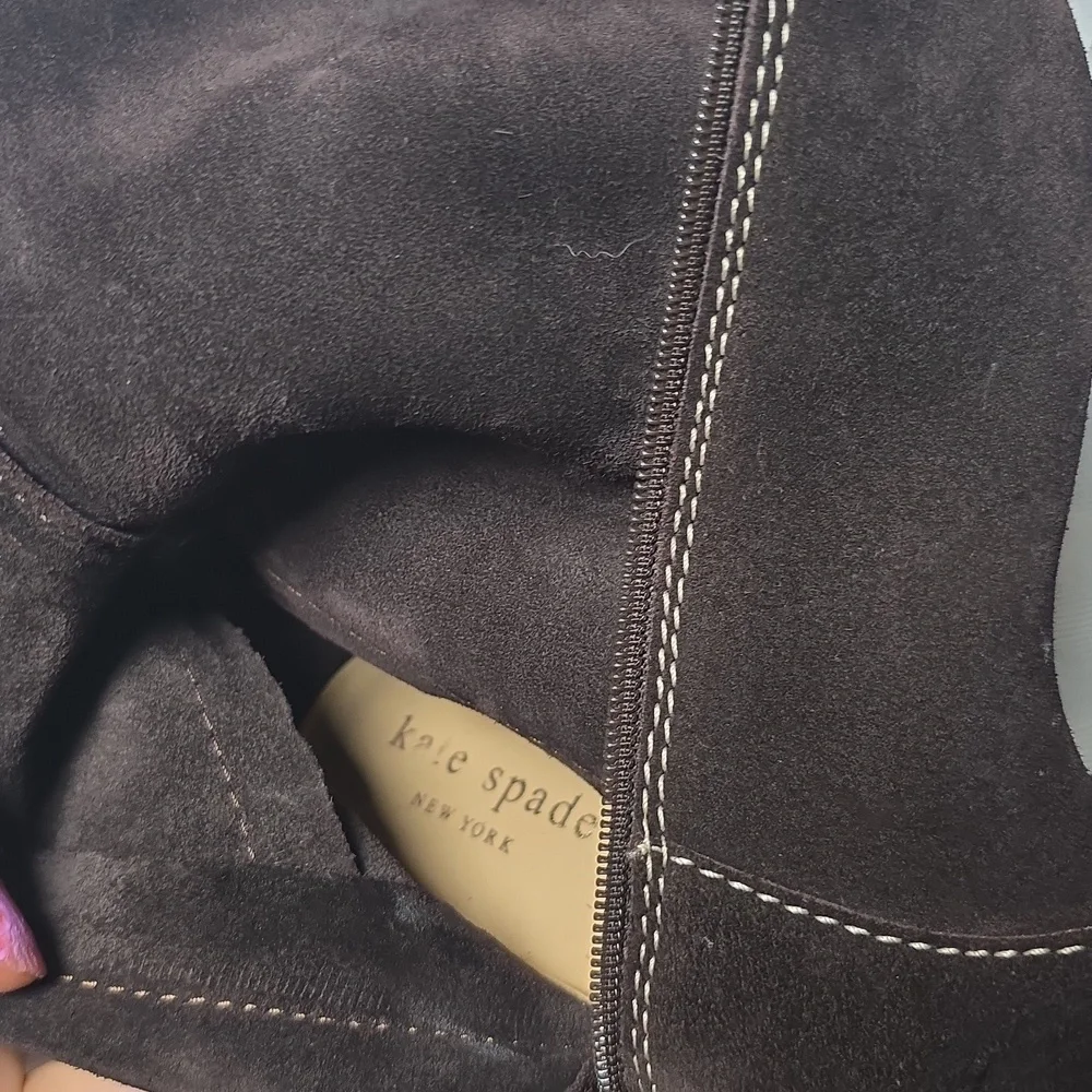 🌸Kate Spade Black Over‎ the Knee Boots 7
